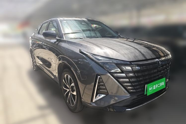 Used CHANGAN UNI-Z New Energy 2024 Blue Whale Smart Electric iDD 125km Excellence Model Front Right 45 Deg