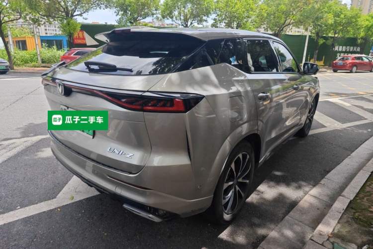 Used CHANGAN UNI-Z New Energy 2024 Blue Whale Smart Electric iDD 125km Excellence Model Rear Right 45 Deg