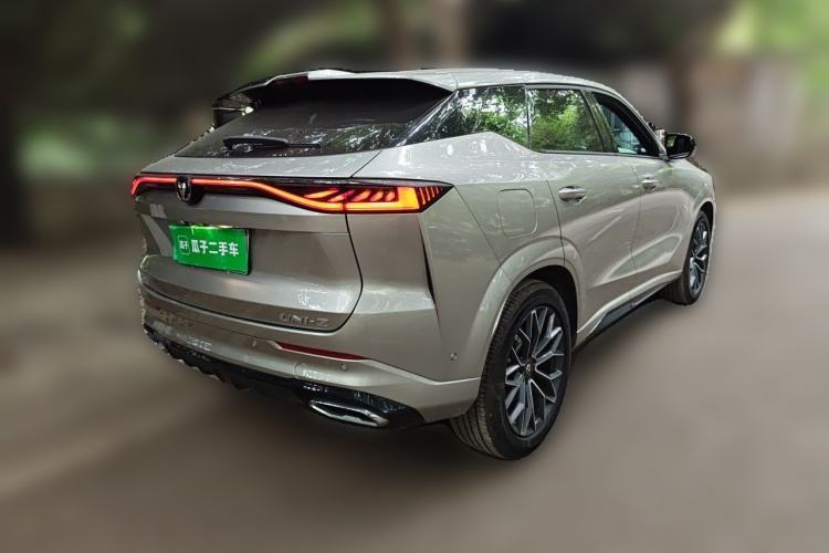 Used CHANGAN UNI-Z New Energy 2024 Blue Whale Smart Electric iDD 125km Excellence Model Rear Right 45 Deg