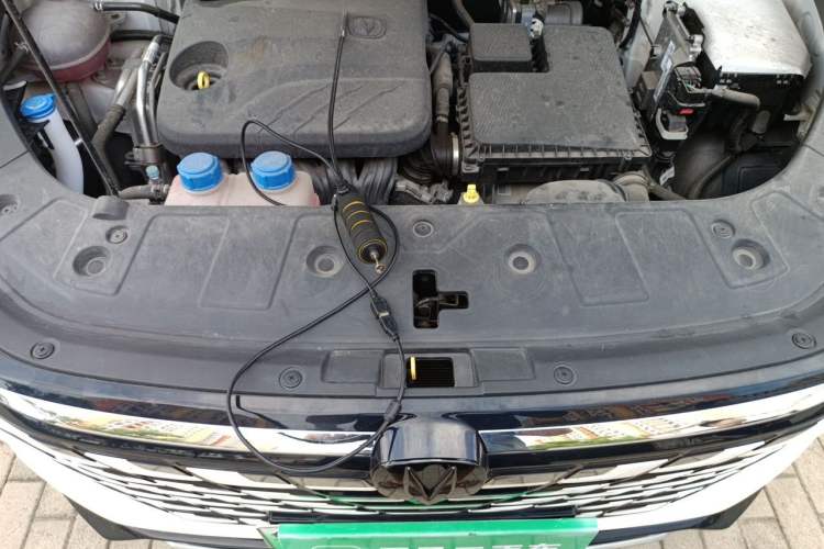 Used CHANGAN UNI-Z New Energy 2024 Blue Whale Smart Electric iDD 125km Beyond Edition Engine Bay
