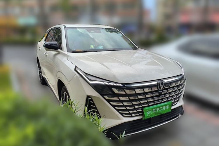 Used CHANGAN UNI-Z New Energy 2024 Blue Whale Smart Electric iDD 125km Excellence Model Front Right 45 Deg