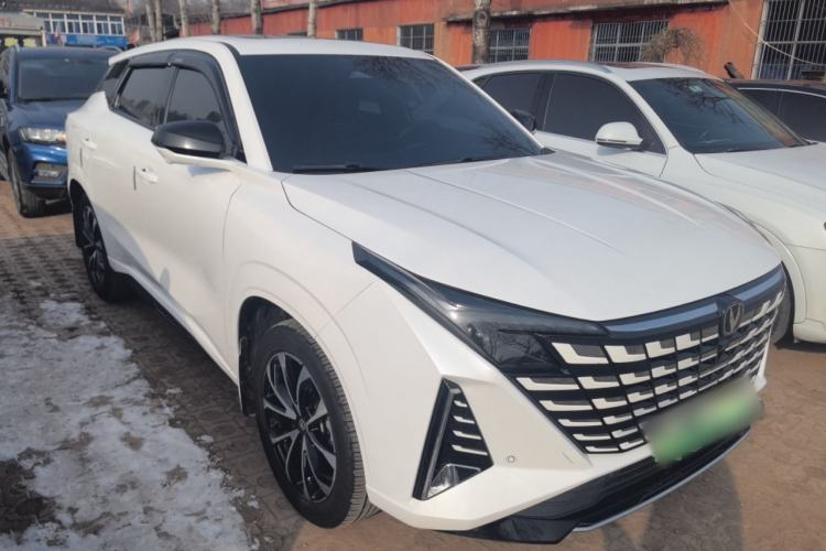 Used CHANGAN UNI-Z New Energy 2024 Blue Whale Smart Electric iDD 125km Excellence Model Front Right 45 Deg