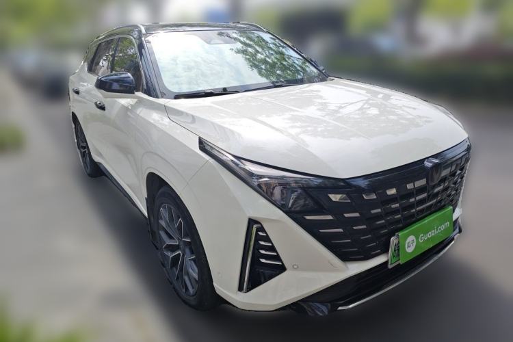 Used CHANGAN UNI-Z New Energy 2024 Blue Whale Smart Electric iDD 125km Excellence Model Front Right 45 Deg