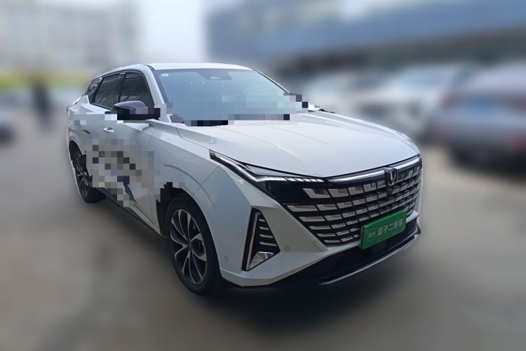 Used CHANGAN UNI-Z New Energy 2024 Blue Whale Smart Electric iDD 125km Excellence Model Front Right 45 Deg