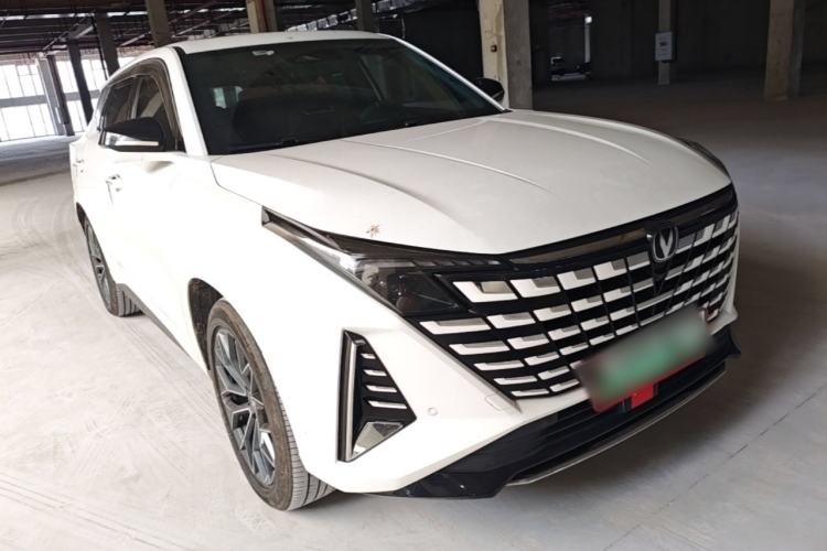 Used CHANGAN UNI-Z New Energy 2024 Blue Whale Smart Electric iDD 125km Excellence Model Front Right 45 Deg