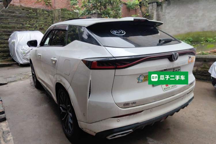 Used CHANGAN UNI-Z New Energy 2024 Blue Whale Smart Electric iDD 125km Excellence Model Rear Left 45 Deg