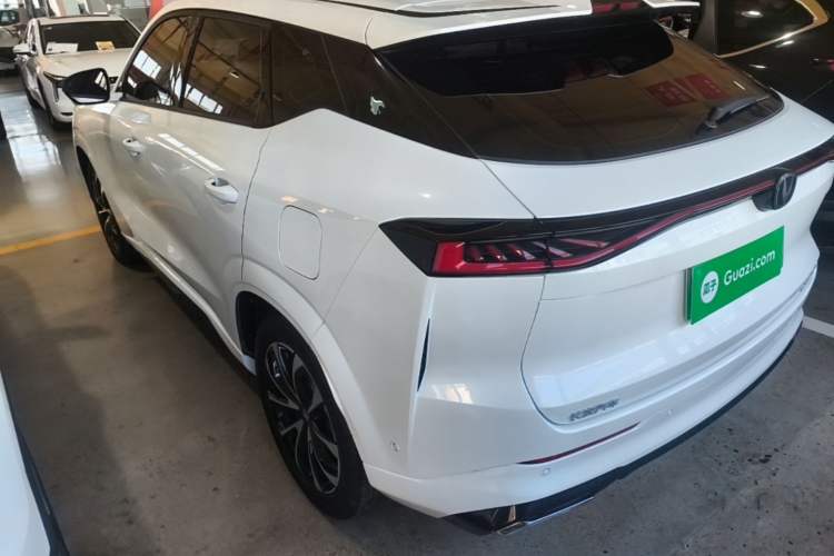 Used CHANGAN UNI-Z New Energy 2024 Blue Whale Smart Electric iDD 125km Excellence Model Rear Left 45 Deg