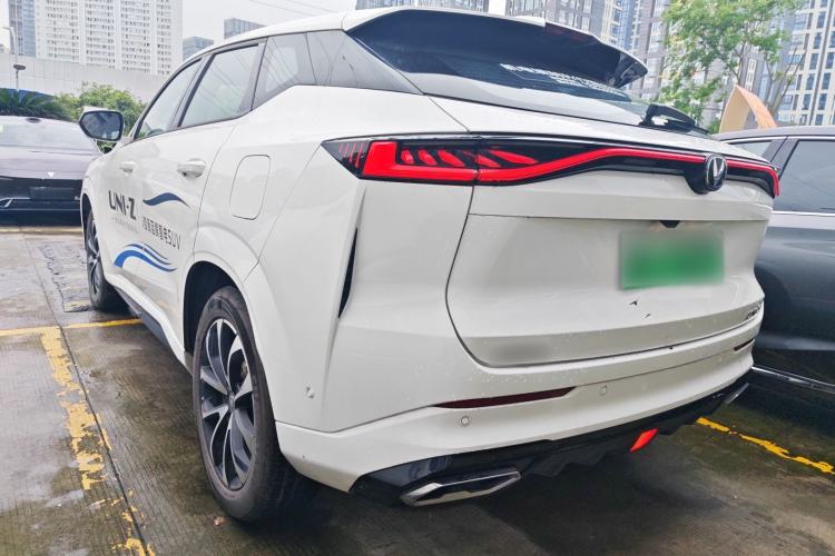 Used CHANGAN UNI-Z New Energy 2024 Blue Whale Smart Electric iDD 125km Excellence Model Rear Left 45 Deg