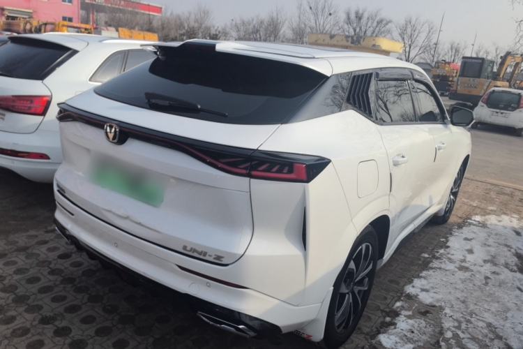Used CHANGAN UNI-Z New Energy 2024 Blue Whale Smart Electric iDD 125km Excellence Model Rear Right 45 Deg