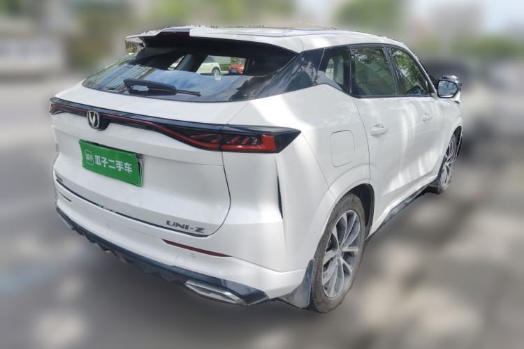 Used CHANGAN UNI-Z New Energy 2024 Blue Whale Smart Electric iDD 125km Beyond Edition Rear Right 45 Deg