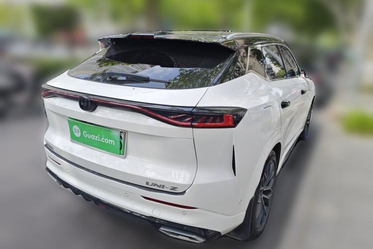 Used CHANGAN UNI-Z New Energy 2024 Blue Whale Smart Electric iDD 125km Excellence Model Rear Right 45 Deg