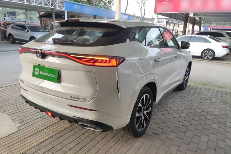 Used CHANGAN UNI-Z New Energy 2024 Blue Whale Smart Electric iDD 125km Beyond Edition Rear Right 45 Deg