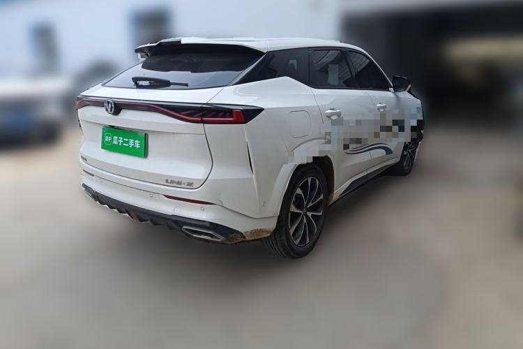 Used CHANGAN UNI-Z New Energy 2024 Blue Whale Smart Electric iDD 125km Excellence Model Rear Right 45 Deg
