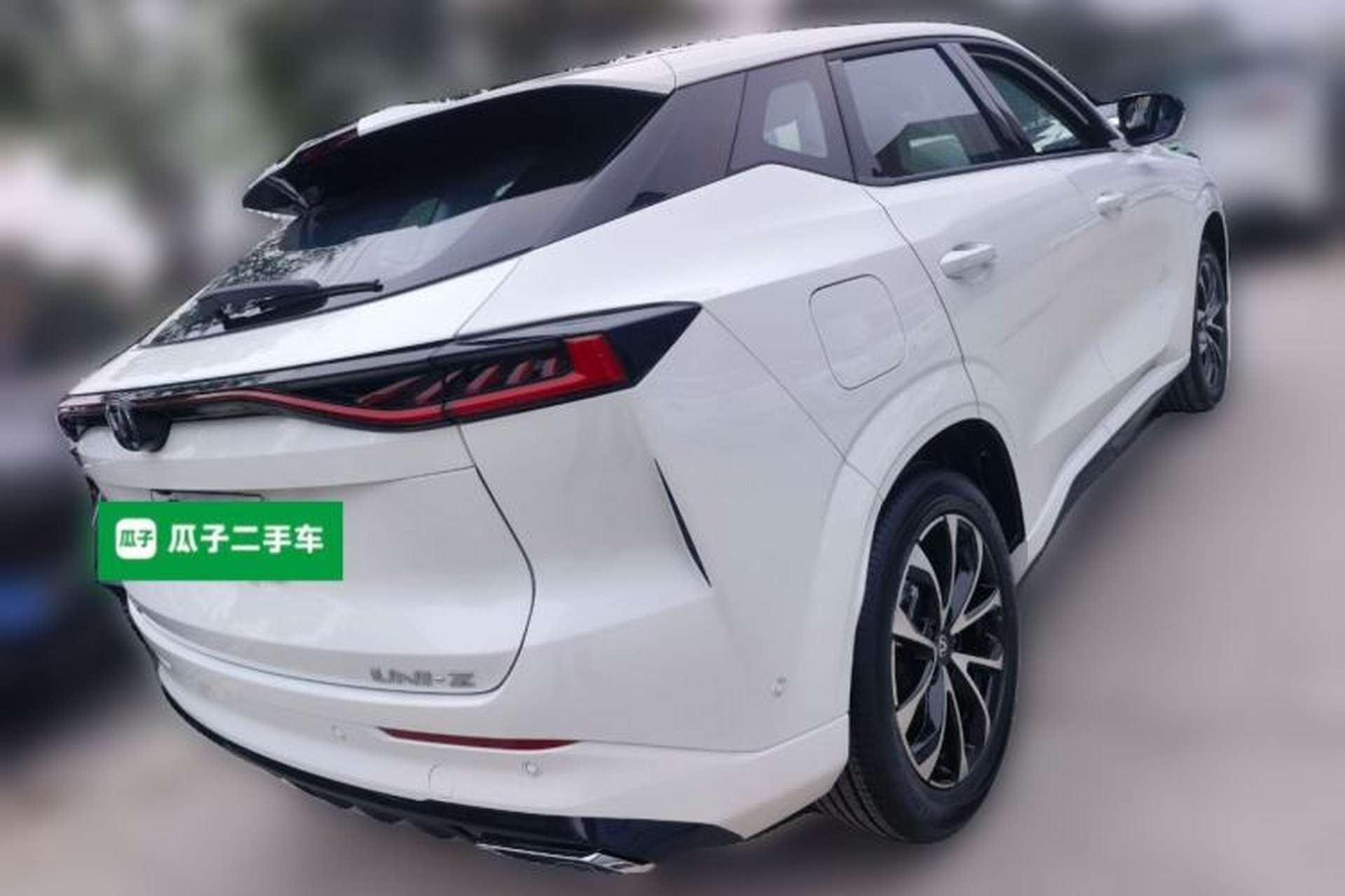 Used CHANGAN UNI-Z New Energy 2024 Blue Whale Smart Electric iDD 125km Excellence Model Rear Right 45 Deg