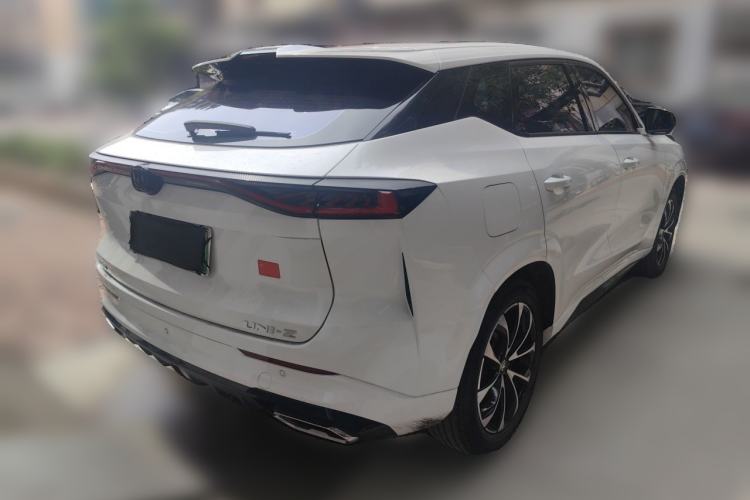 Used CHANGAN UNI-Z New Energy 2024 Blue Whale Smart Electric iDD 125km Beyond Edition Rear Right 45 Deg