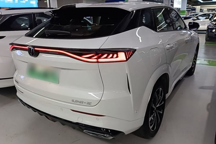 Used CHANGAN UNI-Z New Energy 2024 Blue Whale Smart Electric iDD 125km Excellence Model Rear Right 45 Deg