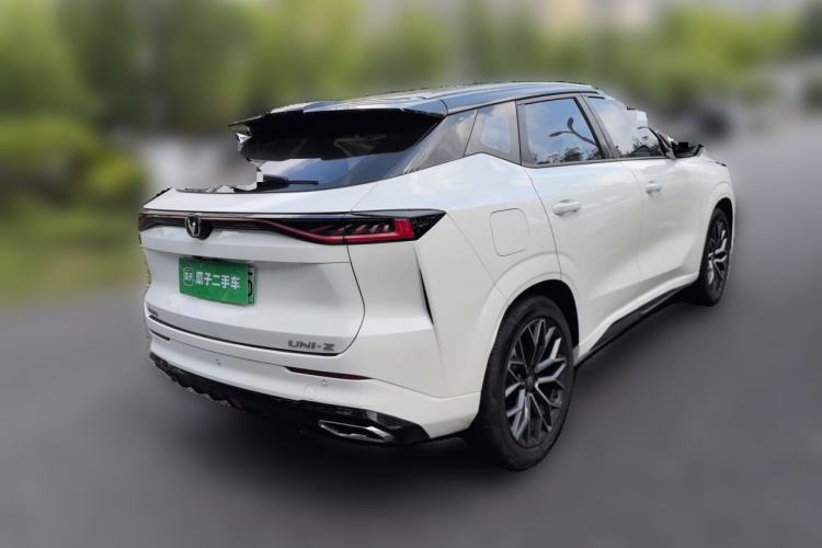 Used CHANGAN UNI-Z New Energy 2024 Blue Whale Smart Electric iDD 125km Beyond Edition Rear Right 45 Deg