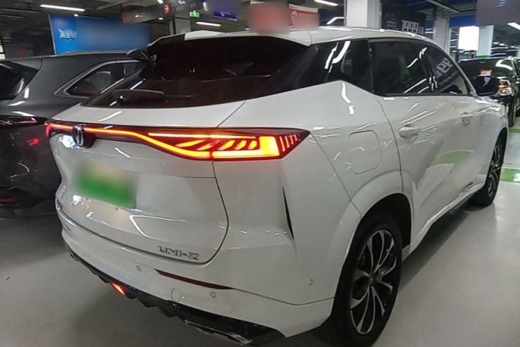 Used CHANGAN UNI-Z New Energy 2024 Blue Whale Smart Electric iDD 125km Beyond Edition Rear Right 45 Deg