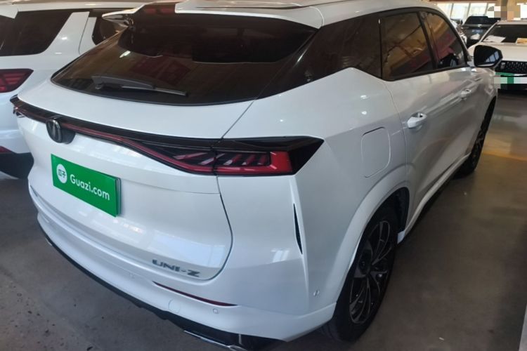 Used CHANGAN UNI-Z New Energy 2024 Blue Whale Smart Electric iDD 125km Excellence Model Rear Right 45 Deg