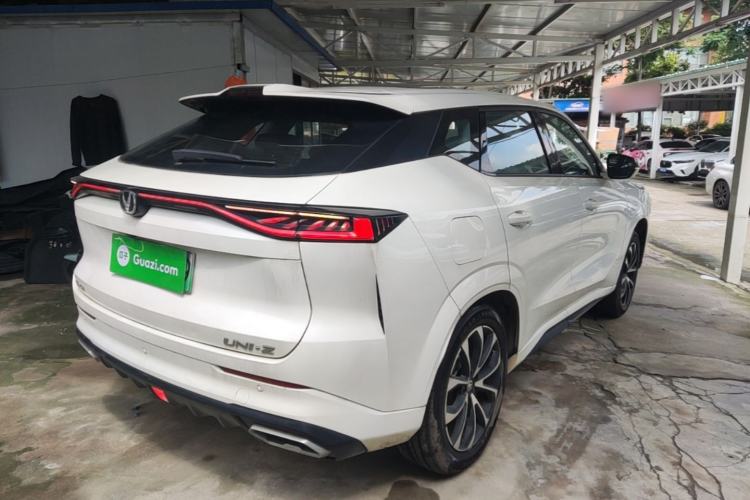 Used CHANGAN UNI-Z New Energy 2024 Blue Whale Smart Electric iDD 125km Beyond Edition Rear Right 45 Deg
