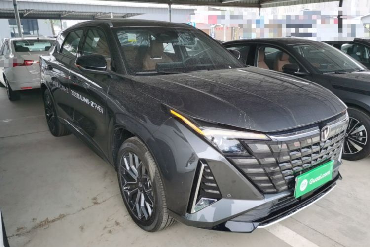 Used CHANGAN UNI-Z New Energy 2025 Model, Smart New Blue Whale 125km Battleship+ Version Front Right 45 Deg