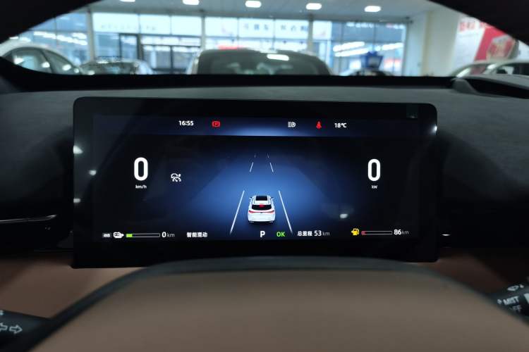 Used CHANGAN UNI-Z New Energy 2025 Model, Smart New Blue Whale 125km Battleship+ Version Instrument Cluster