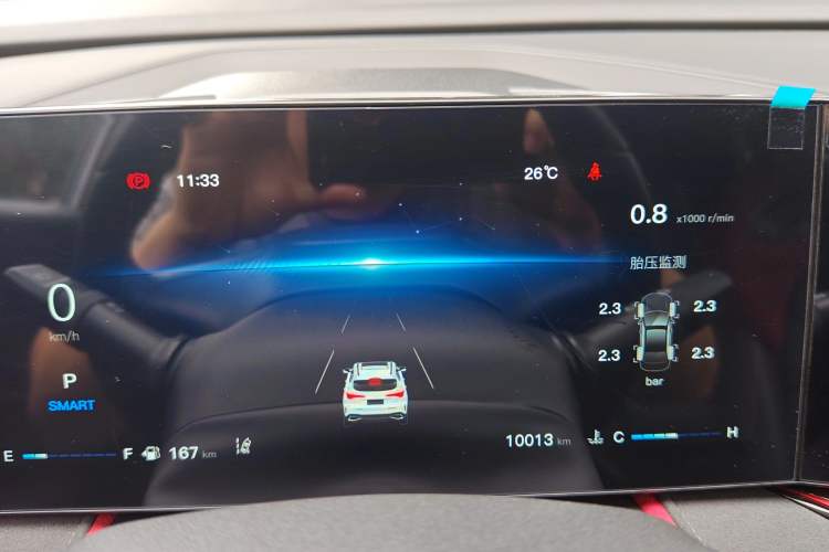 Used CHANGAN X5 PLUS 2024 1.5T DCT ZhiZun Version Odometer Close Up