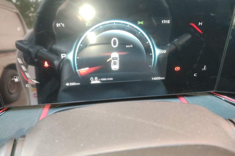 Used CHANGAN X5 PLUS 2024 1.5T DCT Pioneer Edition Odometer Close Up