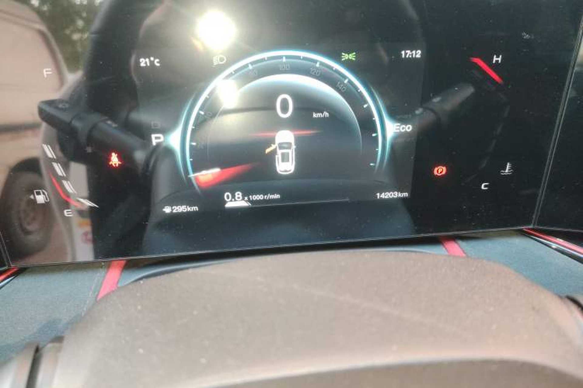 Used CHANGAN X5 PLUS 2024 1.5T DCT Pioneer Edition Odometer Close Up