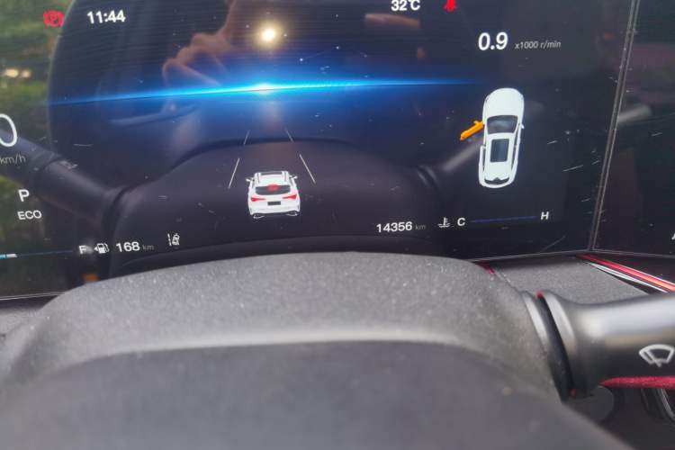 Used CHANGAN X5 PLUS 2024 1.5T DCT Excellence Edition Odometer Close Up
