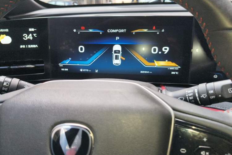 Used CHANGAN X5 PLUS 2024 1.5T DCT Pioneer Edition Odometer Close Up