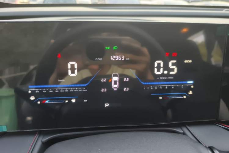 Used CHANGAN X5 PLUS 2024 1.5T DCT Enjoyment Version Odometer Close Up