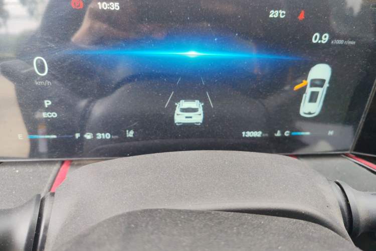 Used CHANGAN X5 PLUS 2024 1.5T DCT Excellence Edition Odometer Close Up
