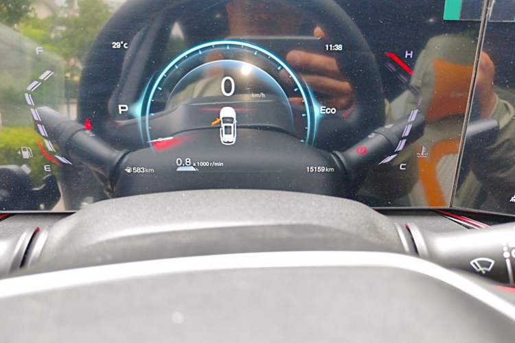 Used CHANGAN X5 PLUS 2024 1.5T DCT Pioneer Edition Odometer Close Up