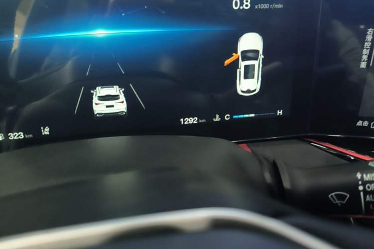 Used CHANGAN X5 PLUS 2024 1.5T DCT ZhiZun Version Odometer Close Up