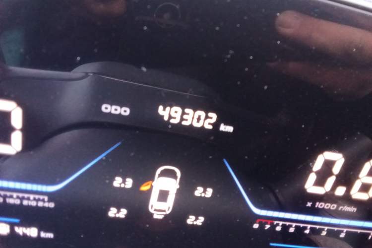 Used CHANGAN X5 PLUS 2024 1.5T DCT Enjoyment Version Odometer Close Up