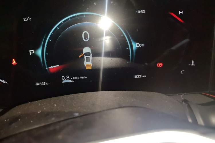 Used CHANGAN X5 PLUS 2025 1.5T DCT Pioneer Edition Odometer Close Up