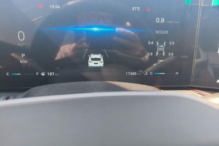 Used CHANGAN X5 PLUS 2025 1.5T DCT Superior Edition Odometer Close Up