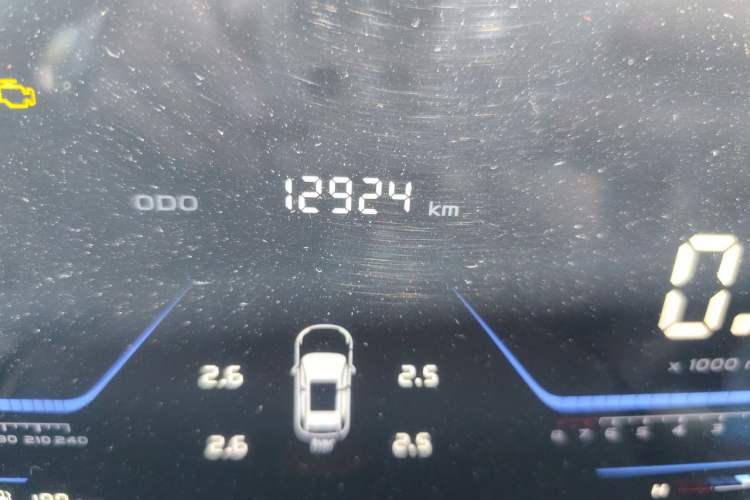 Used CHANGAN X5 PLUS 2025 1.5T DCT High-Energy Version Odometer Close Up