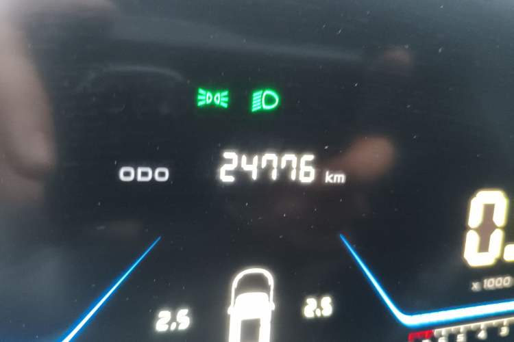 Used CHANGAN X5 PLUS 2025 1.5T DCT High-Energy Version Odometer Close Up