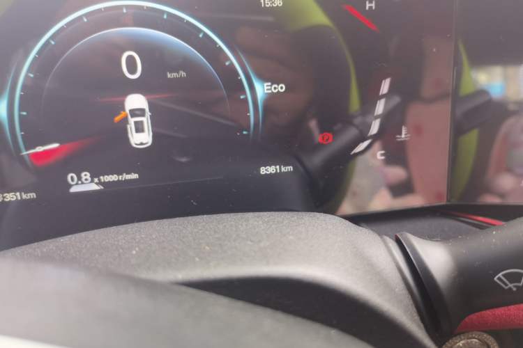 Used CHANGAN X5 PLUS 2025 1.5T DCT Pioneer Edition Odometer Close Up