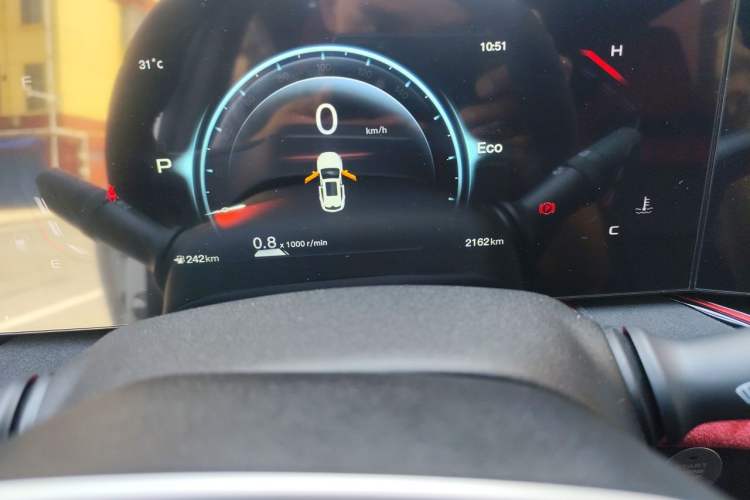 Used CHANGAN X5 PLUS 2025 1.5T DCT Pioneer Edition Odometer Close Up
