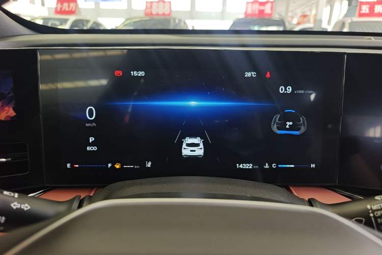 Used CHANGAN X5 PLUS 2026 Model, Second Generation, 1.5T Transcendence PRO Instrument Cluster