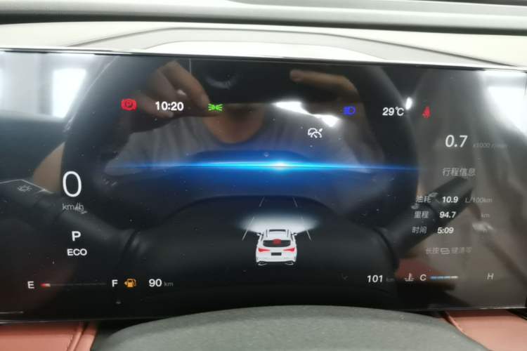 Used CHANGAN X5 PLUS 2026 Model, Second Generation, 1.5T Excellence PRO Instrument Cluster