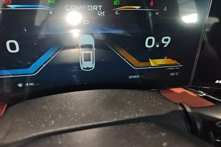 Used CHANGAN X5 PLUS 2026 Model, Second Generation, 1.5T Excellence PRO Odometer Close Up