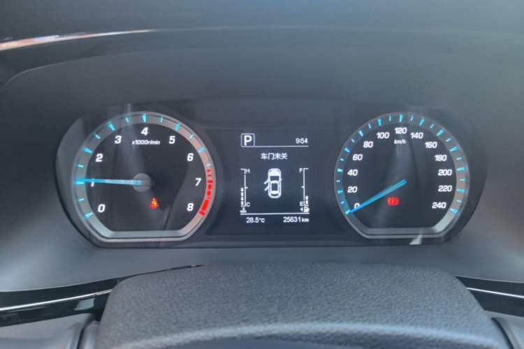 Used CHANGAN X7 PLUS 2024 1.5T Automatic Smart Enjoyment 5-Seater Instrument Cluster