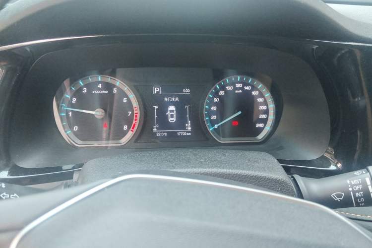 Used CHANGAN X7 PLUS 2024 1.5T Automatic Smart Enjoyment 5-Seater Odometer Close Up