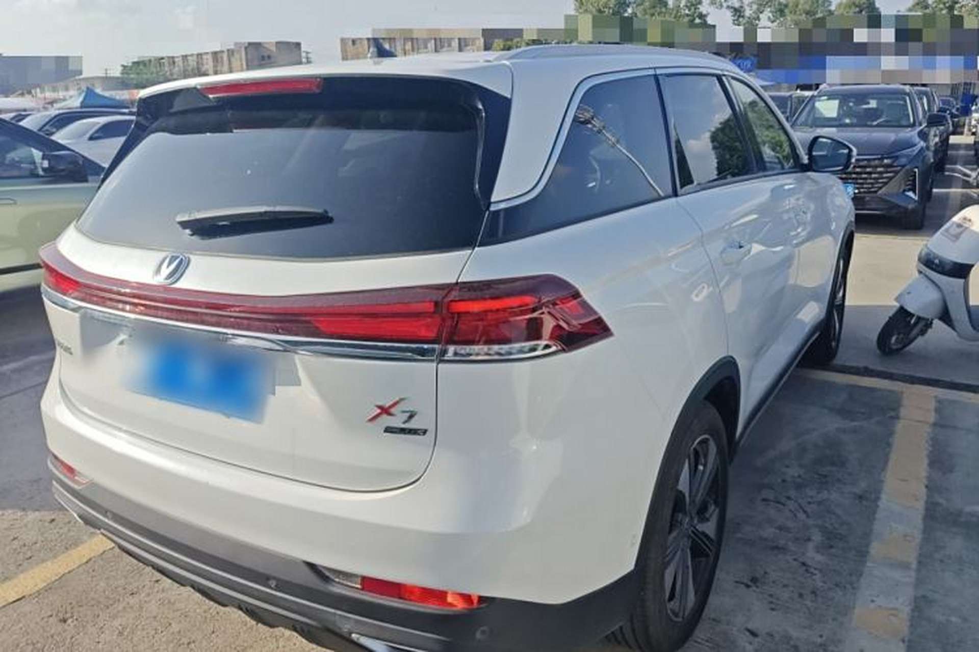 Used CHANGAN X7 PLUS 2024 1.5T Automatic Luxury 7-Seater Rear Right 45 Deg
