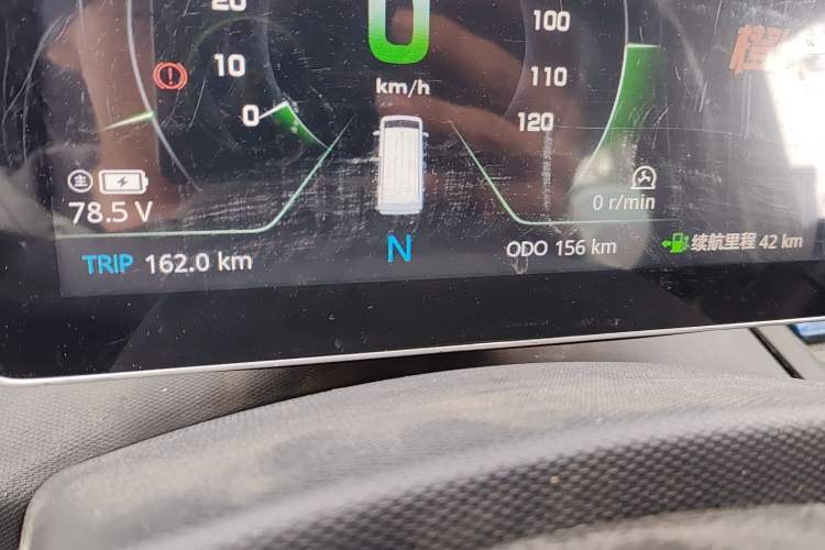 Used Chengshi 01 2021 Chuanfu Edition Single-Row Closed Cargo Van Two-Seater Single Battery Odometer Close Up
