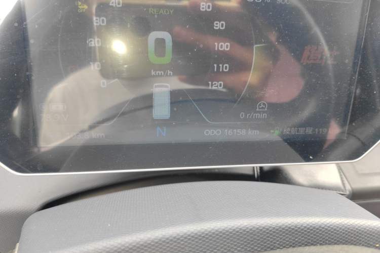 Used Chengshi 01 2022 Wealth Edition + 3.3KW Air Conditioner Single-Row Closed Cargo Van Two-Seater Dual Batteries Odometer Close Up
